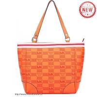 michael kors logo monogram groot oranje bakken Beste Sales e0aky355